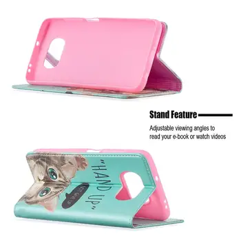 Læder taske Til Xiaomi Xiomi Poco X3 NFC Pocophone X3 NFC X3NFC Fundas 3D-Wallet Stå Book Flip Cover Kat Malet Coque Capa 22790