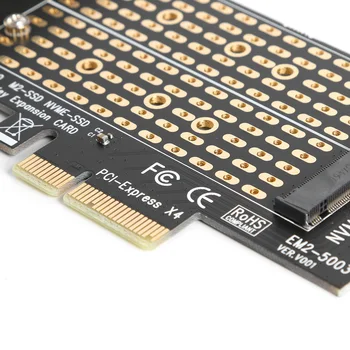 M. 2 NVME til PCIE-Adapter M+B-Tasten NGFF SSD ' er til PCI-E 3.0 X4 SATA for udvidelseskort Husholdningernes Computer Tilbehør 5