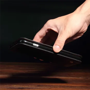 Magnetisk Læder Flip Phone Case For iPhone 12 Mini-11 Pro Max X XS-XR 6 6S + 7 8 Plus SE 2020 Wallet-Kort Slots Stå Bag Cover 2
