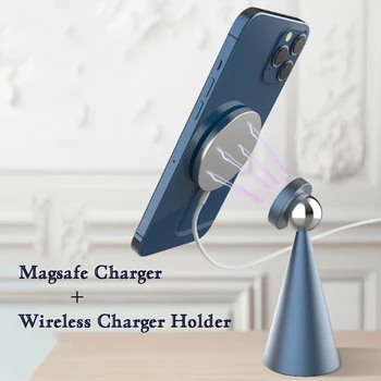 Magnetisk Telefonen Stå &Holdere & Magnet Stiker for Magsafe Tilbehør/Trådløs Oplader Pad Til iPhone 12 Pro Mini Max 0