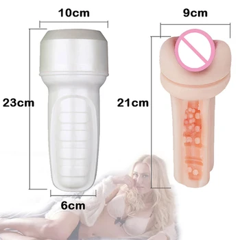 Male Masturbation Cup Kunstige Silikone 3D-Realistisk Vagina Sex Maskine til mænd Pussy Masturbator mandlige legetøj Sex Legetøj Til Mænd 2