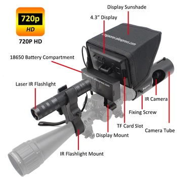 Megaorei2 Bedste Sniper Udendørs Jagt Optiske Syn Taktiske Riffelsigte Night Vision 720p Videooptagelse Kamera 1