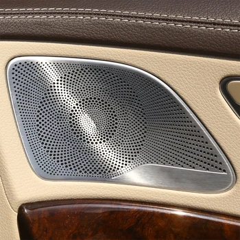 Mellemtone-højttaleren dækker trim passer til Mercedes Benz W222 bil foran bageste panel panel audio højttaler horn tilfælde shell låg opgradering 5