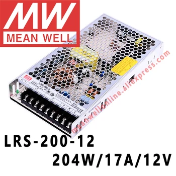 Mener det Godt, LRS-200-12 meanwell 12V/17A/204W DC Enkelt Output Skift Strømforsyning online butik 1