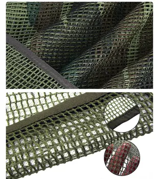 MENFLY Udendørs PÅ-FG Camouflage Anti-myg Tørklæde Polyester Garn Store Mesh Håndklæde til boligindretning Cosplay Tørklæde 1
