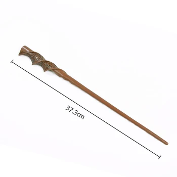 Metal Core Pottered Tryllestave Bella Xenophilius Cosplay Wand uden Boks 3