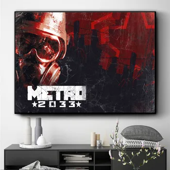 Metro 2033 Frygte Fremtiden Plakater Og Prints Væg Kunst, Lærred Maleri Til Stue Dekoration, Indretning Urammet Quadros 2