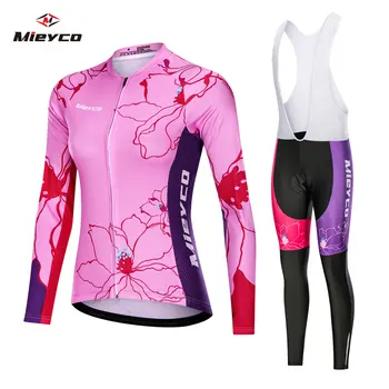 Mieyco Quick Dry Pro Cycling Tøj Pink Kvinder, Team Racing Sport Cykling Jersey Sat MTB Cykel Tøj roupa ciclismo feminino 2