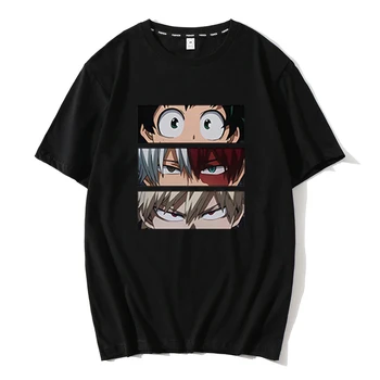 Min Helt den Akademiske verden Animationsfilm Herre T-Shirt Japansk Mænds kortærmet Tshirt animationsfilm Trykt t-Shirt Toppe til Mænd Camiseta Masculina