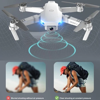 Mini Drone med Kamera 4K 1080P HD-Vidvinkel Kameraer WiFi RC fpv Droner Quadcopter Højde Holde Kameraet luftfotografering Dron 3