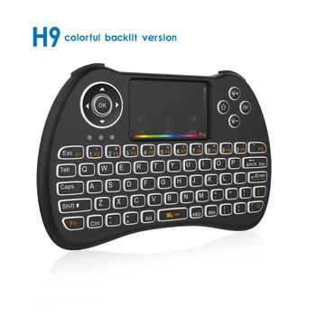Mini-Tastatur, eksterne H9 Med Touchpad Baggrundslys 2,4 G Wireless fjernbetjeningen til Google TV-Set-Top-boks Projektor smart fjernbetjening 2898