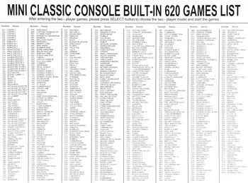 Mini TV håndholdte spillekonsol spillere Dreng bærbare retro arcade spil spillekonsol med 620 Forskellige Indbyggede Spil 2