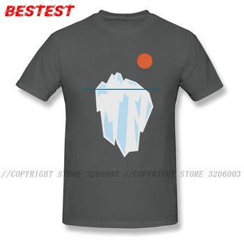Minimalistisk T-shirt Mænd Isbjerget Print Tshirt O-Neck T-Shirt Drop Shipping Voksne Plus Size Tøj Bomuld Toppe Tegnefilm Streetwear 5