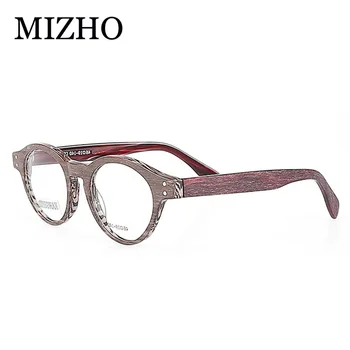 MIZHO Brand Designer Vintage Oval Acetat Briller Ramme Kvinder Sexet Lille Mode 2020 Trendy briller Rammer Damer Optisk 1