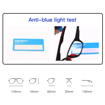 Mode Blå Lys Blokerer For Unisex Briller Klar Linse Computer-Briller Mænd Kvinder Anti Blå Lys Gaming Briller Briller 5