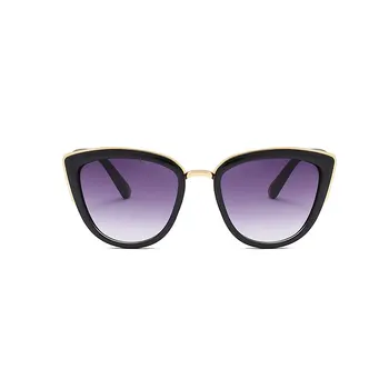 Mode-Cat Eye Solbriller Brand Design Vintage Kvinder Cateye solbriller Retro Kvindelige Shades Brillerne, Oculos de sol Gafas 4