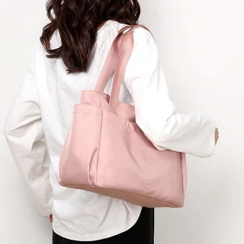 Mode Kvindelige Tasker Kvinder ' s Top håndtag taske, skuldertaske Nylon Rejse Tasker af Høj Kvalitet i Shopping Tote Taske Bolsos Feminina 1