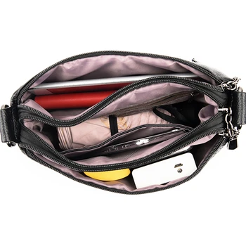 Mode Snake Mønster Bag Damer Luksus Håndtasker Designer-Messenger-Tasker til Kvinder, Tre-lags Vigtigste Taske Tendencia 2020 Mujer 0