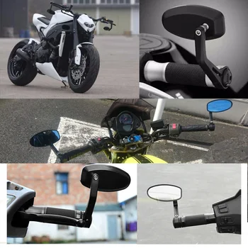 Motorcykel Bar Ende Spejl Moto sidespejle For YAMAHA xt 660 xj6 r1 tmax 530 vstar road star fazer 600 dt 50 4676