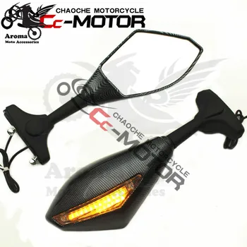 Motorcykel-ede for DUCATI 1098 848 1198 796 795 999 749 moto bakspejl med blinklyset lys LED motorcykel spejle 0