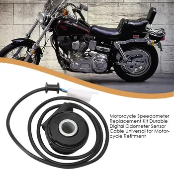 Motorcykel Speedometer Udskiftning Kit Holdbar Digitale Speedometer Sensor Kabel-Omdrejningstæller Universal Til Motorcykel Instrumenter 2