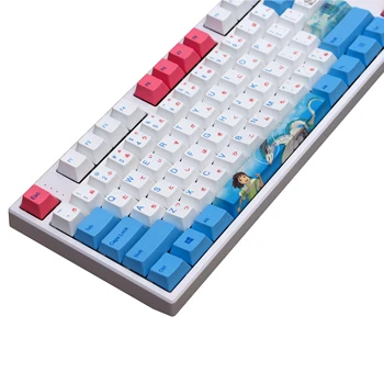 MP-Spirited Away Keycap Cherry Profil Dye-Sublimation 108/133 Nøgler Tyk PBT-Tasterne MX Skifte Mekanisk Tastatur Keycap 5