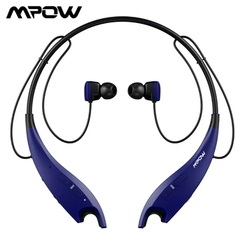 Mpow Kæber 4th Bluetooth-Hovedtelefoner, Trådløse Hovedtelefoner Neckband Headset med Ringe, Vibrere Indberetning Indbygget Mic Til Mobiltelefoner 3