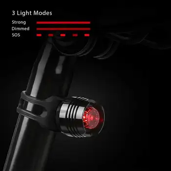 MTB LED Cykel Cykel Lys T6 8000LM LED Lommelygte Zoomable Lommelygte For Camping Lantern 18650 5000mAh Batteri Med Baglygte 4