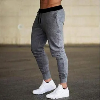 Muscle trænings-og efterår og vinter mænd jogging stråle fødder casual sports bukser mode snor mikro-elastik mænd, bukser, sweatpants 2