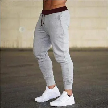 Muscle trænings-og efterår og vinter mænd jogging stråle fødder casual sports bukser mode snor mikro-elastik mænd, bukser, sweatpants 3