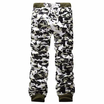 Mænd Sweatpants Joggere Camouflage Trykt Løs Bodybuilding Bukser Mænd Pantalon Streetwear Snor Casual Bukser INCERUN
