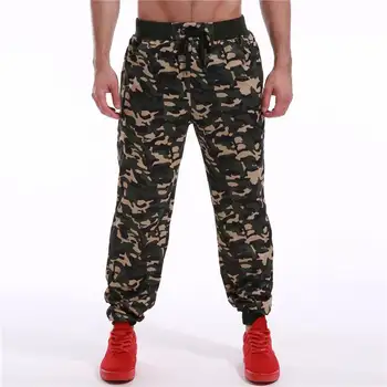 Mænd Sweatpants Joggere Camouflage Trykt Løs Bodybuilding Bukser Mænd Pantalon Streetwear Snor Casual Bukser INCERUN 1