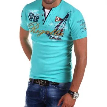 Mænds Mode Personlighed Dyrke Kort-langærmet T-Shirt i God Kvalitet Trykt Slim T-Shirt Korte Ærmer Helt Nye Toppe, t-Shirts 5