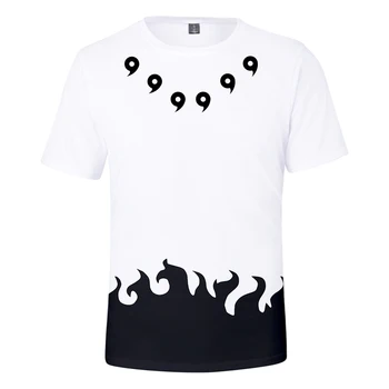 Naruto 3D Printet Sommer T-shirts Mode Korte Ærmer Streetwear t-shirts Hot Salg Japansk Anime-Tee Shirts, Casual Tøj 3