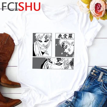 Naruto Harajuku Sjove Tegneserie T-Shirt Mænd er Han Cool Streetwear t-shirt Sommer Hip Hop Grafisk T-shirt Animationsfilm Casual Top Tee Mandlige 1