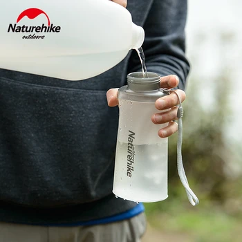 Naturehike Soft Flask Sammenklappelig Bærbare Silikone Vand Flasker Folde Ultralet Sports Bottle Kører Camping Vand Taske 2