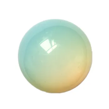 Naturlig krystal smykkesten bolde hvid opal kvarts rock krystal kugle til boligindretning 39742