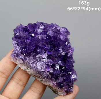 Naturlige Uruguayanske ametyst klynger mineral prøve Kvarts Sten og krystaller, Healing krystal 1