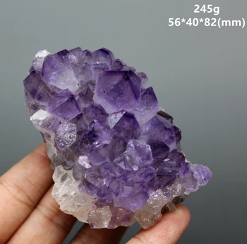 Naturlige Uruguayanske ametyst klynger mineral prøve Kvarts Sten og krystaller, Healing krystal 3