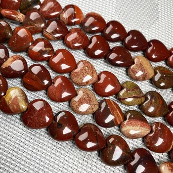 Natursten Hjerte form Løse Perler Crystal Halvfabrikata Streng Perler til Smykker at Gøre DIY Armbånd Halskæde Tilbehør 2