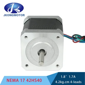 Nema 17 Stepper Motor 1.8 deg 4-føre 42 N. cm 1,7 Et 40 mm Længde for DIY 3D Printer CNC Robot 0