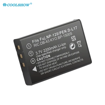 NP-120 FNP120 NP120 Batteri til Fujifilm FinePix F10 F11 Zoom M603 MX4 603 batería celular DLI7 2200mAh np-120 Kamera Batterie 1