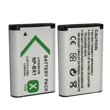 NP-BX1 Batteri NPBX1 for Sony DSC-RX100 WX350 RX1 HDR-AS200v AS15 AS100V X1000V X3000/R Digital Kamera Batería Pack 3,6 V Li-Ion