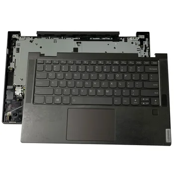 NY Bærbar Håndfladestøtten store bogstaver OS Baggrundslys Tastatur, Touchpad For Lenovo Yoga C740-14 C740-14IML AM1FG000100 0