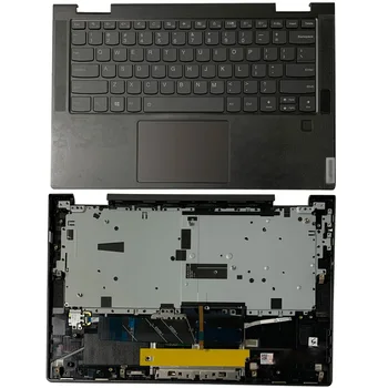 NY Bærbar Håndfladestøtten store bogstaver OS Baggrundslys Tastatur, Touchpad For Lenovo Yoga C740-14 C740-14IML AM1FG000100 1