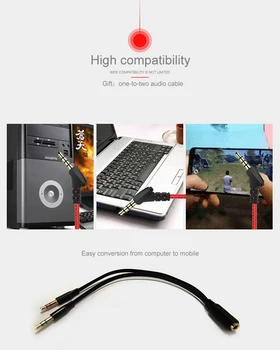 Ny Type-C & 3,5 mm In-Ear Wired Kalder Øretelefoner Gaming Computer Ørestykke Øretelefoner Til LG Xiaomi Huawei Iphone Headset 3