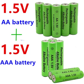 Nye AA + AAA Nye 1.5 V AA Alkaliske AAA Genopladelige Batteri 2100-3000mAh-Brænder Se Legetøj, MP3-Afspiller Erstatte Ni-MH Batteri 3