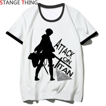 Nye Angreb på Titan T-Shirt Mænd/kvinder Shingeki Ingen Kyojin T-Shirt Sjove Trykt Tshirt Japansk Anime Kostume Top Tees Mand/femae 1