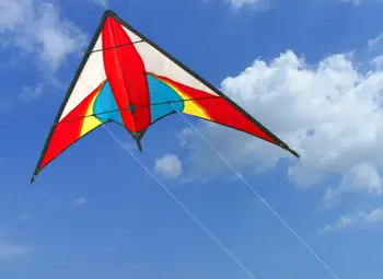 NYE Ankommer 48 Tommer Professionel Dobbelt Linje Stunt Kite Med Håndtag Og Line Godt Flyvende Factory Outlet 0