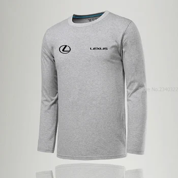 Nye Ankomst Forår Mode Mand med Lange Ærmer Lexus T-shirt Mænd, cool T shirts, t-Shirt 1